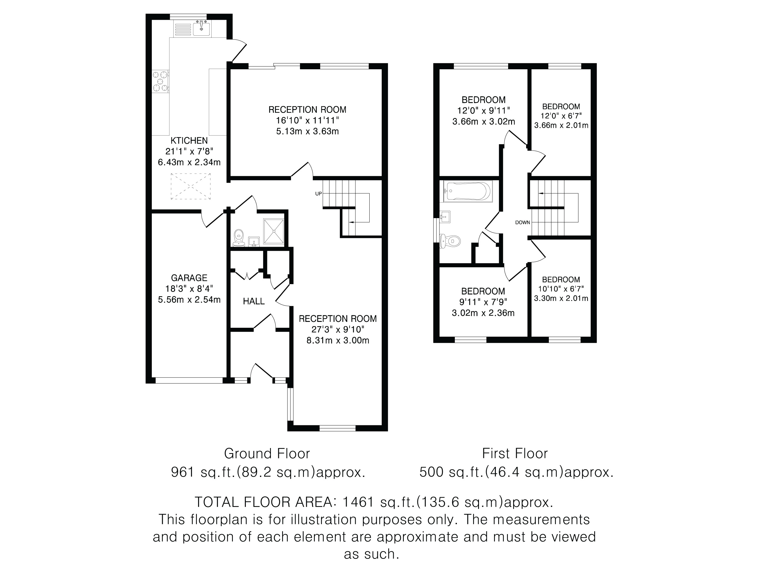 61, Cecil Crescent, Hatfield floorplan