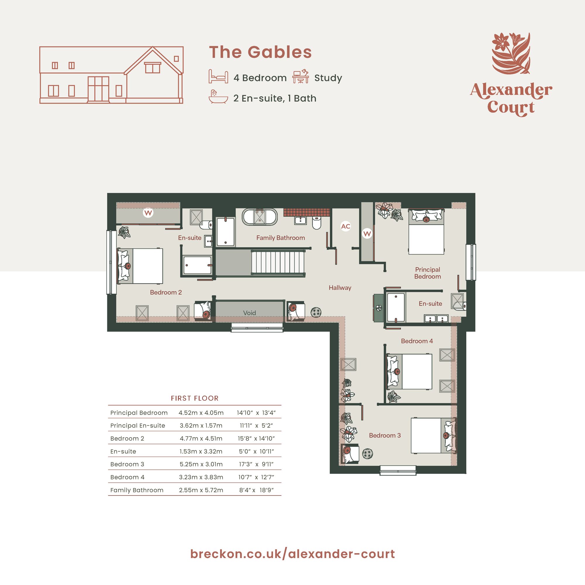 The Gables, Alexander Court, Abingdon floorplan