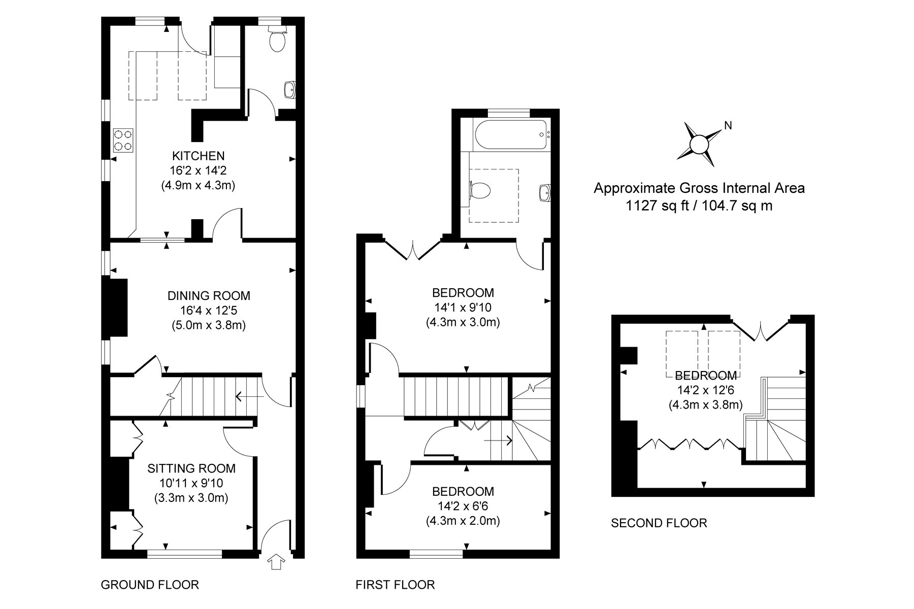 3 Bedrooms Semi-detached house for sale in Knaphill, Woking, Surrey GU21