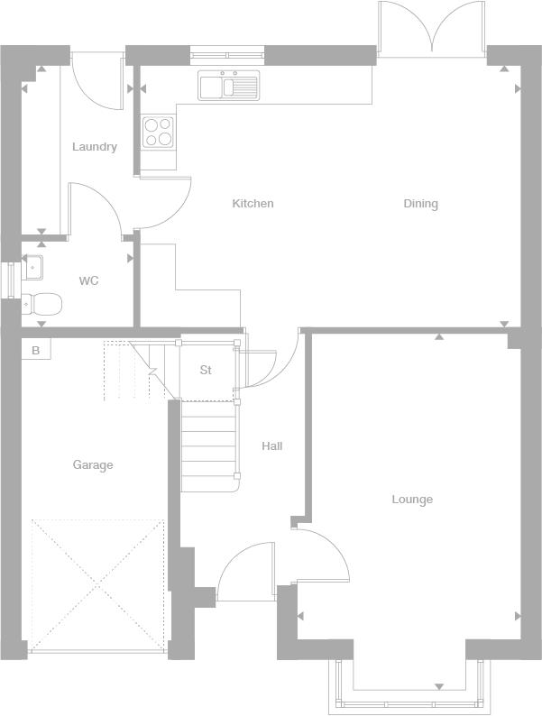 "Fletcher" at Hawkhead Road, Paisley PA2, 4 bedroom detached house for