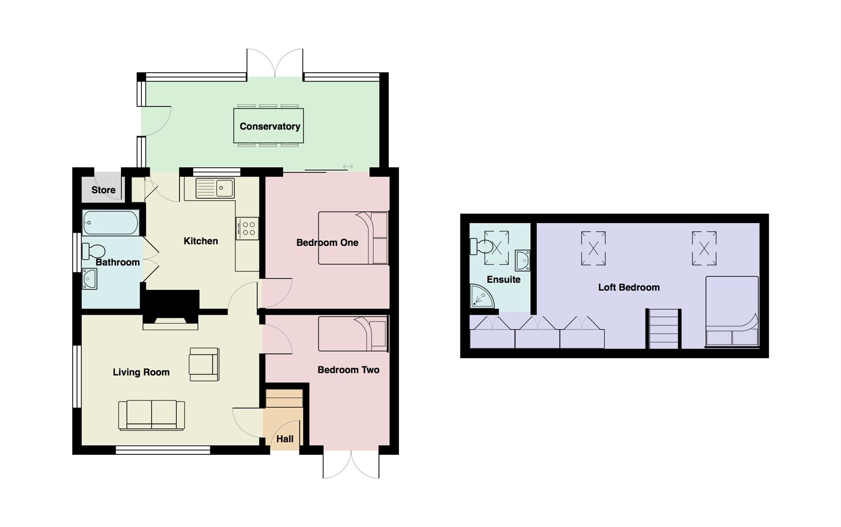 3 Bedrooms Semi-detached bungalow for sale in Chapel Lane, Overton, Morecambe LA3