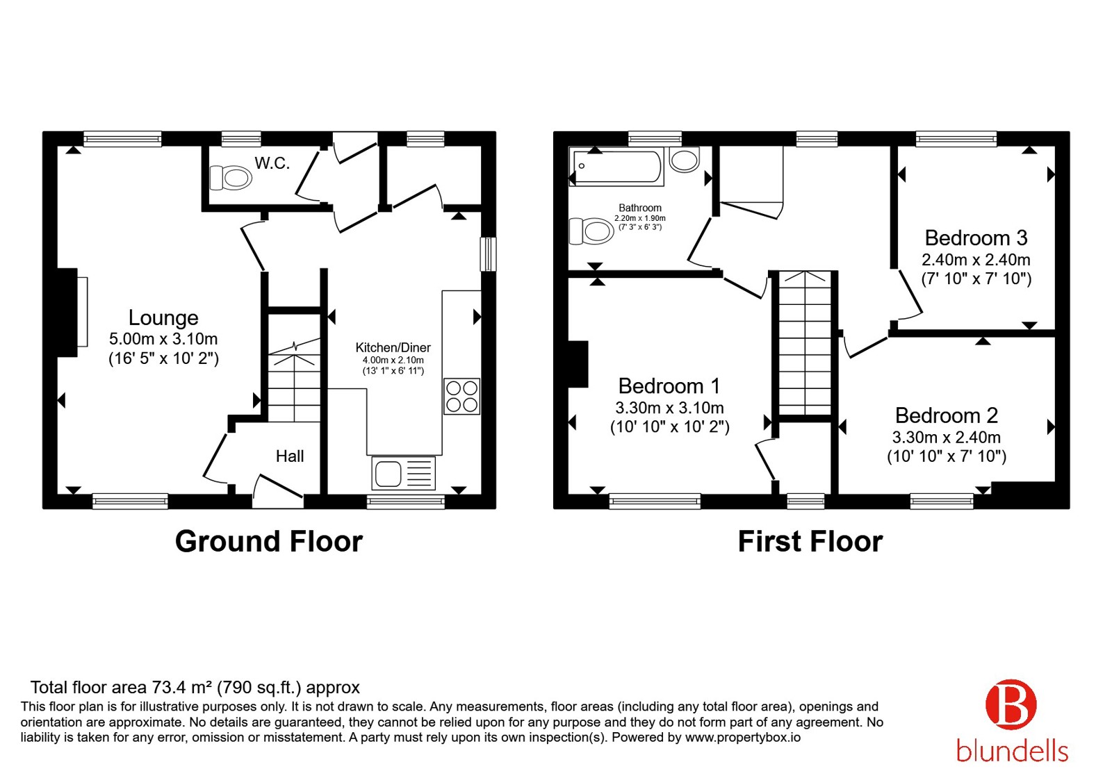 14, Birdholme Crescent, Derbyshire floorplan