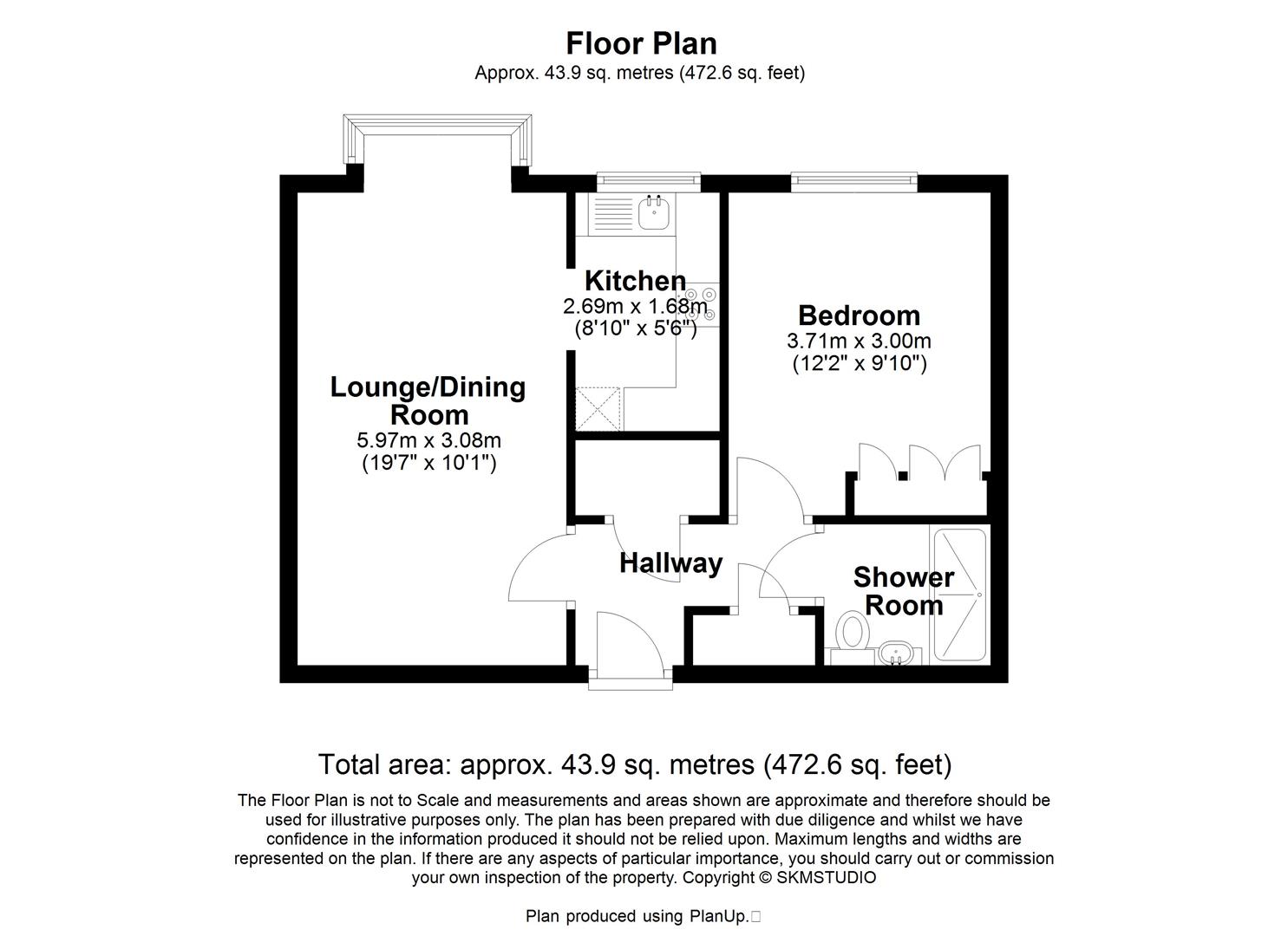 52 Davis Court, Marlborough Road, St. Albans floorplan