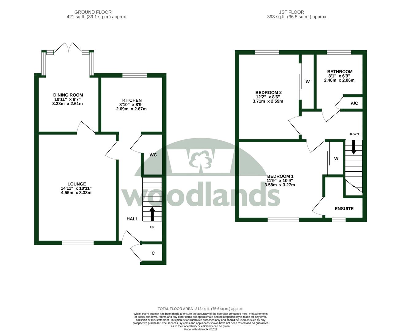 Oaklands Drive, Redhill RH1, 2 bedroom semidetached house for sale
