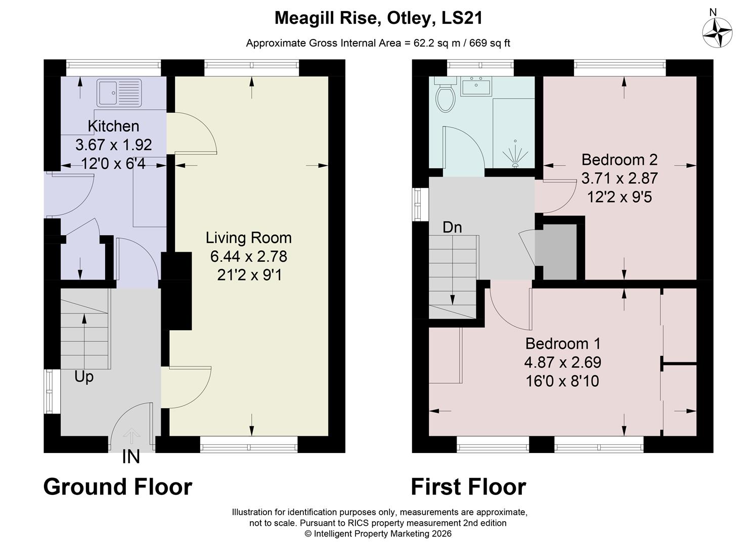 75, Meagill Rise, Otley floorplan