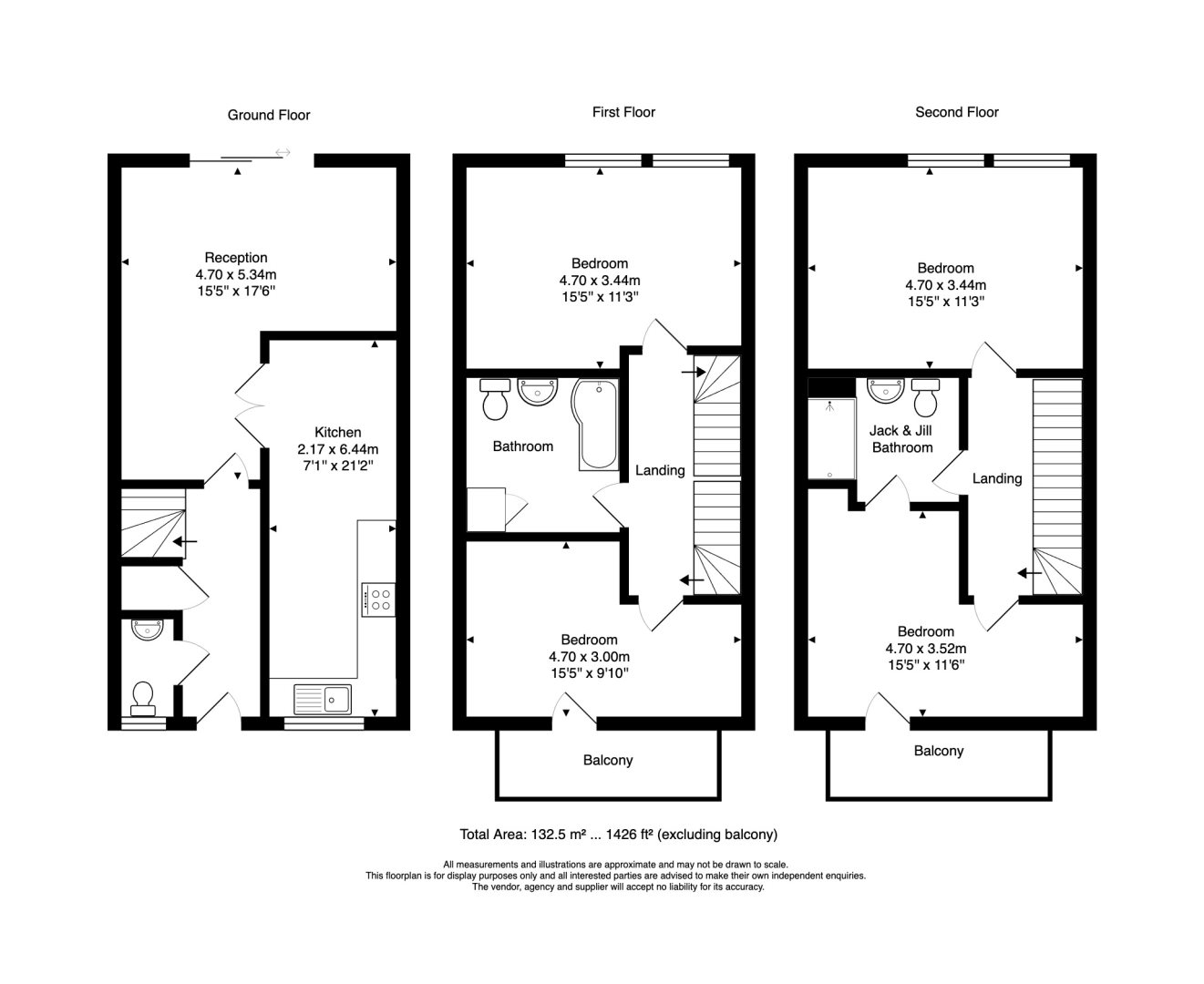 441, St. Saviours Road, Leicester floorplan