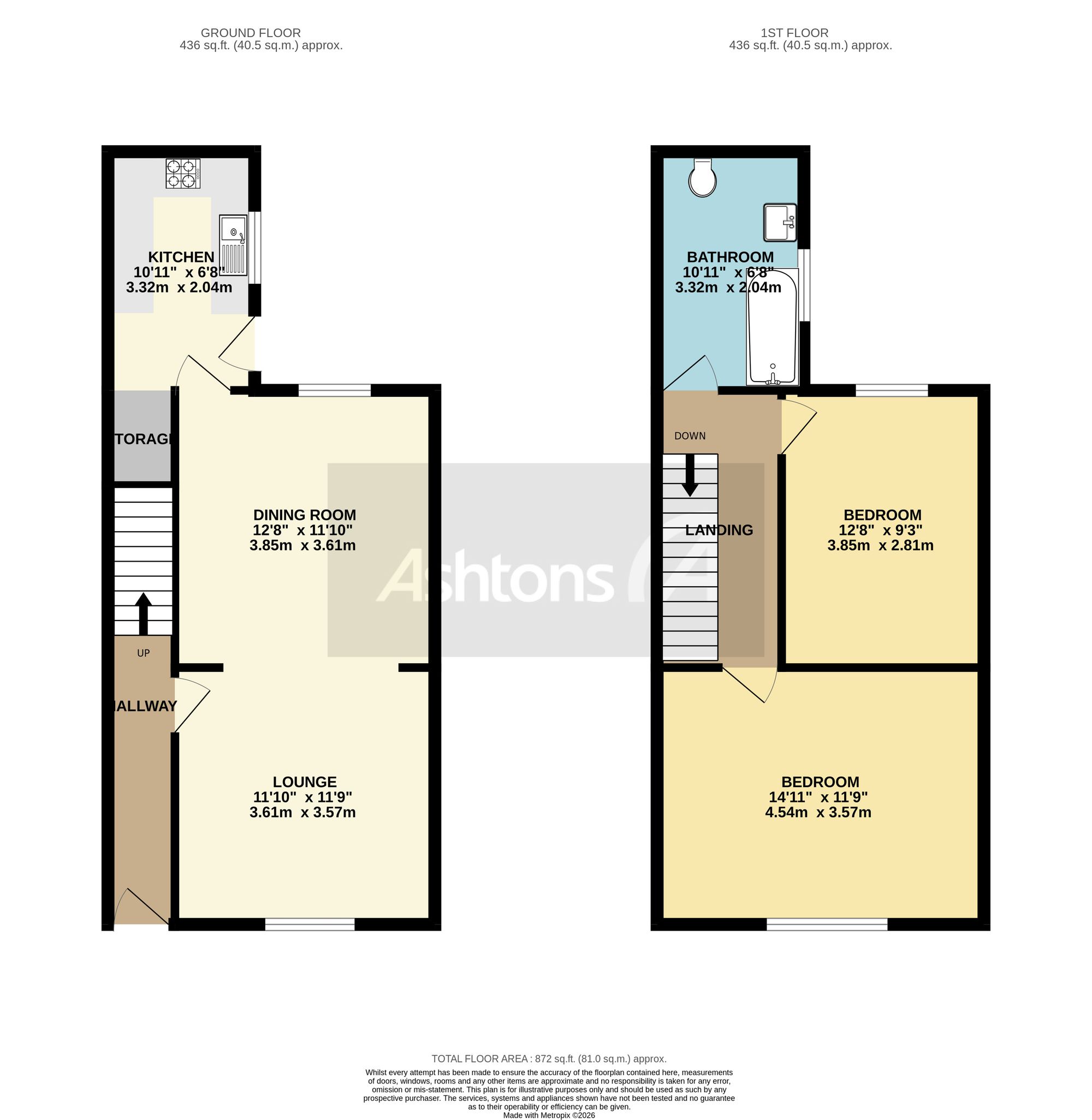 55 Mercer Street, Newton-Le-Willows floorplan