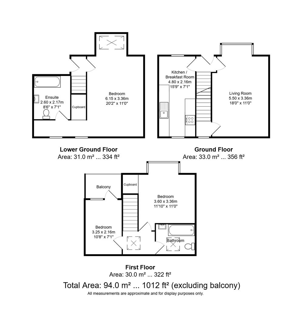 276, Eastern Road, Brighton floorplan