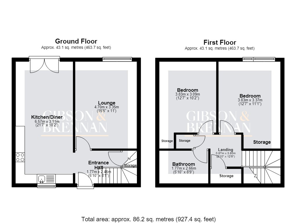 39, Exeter Close, Essex floorplan