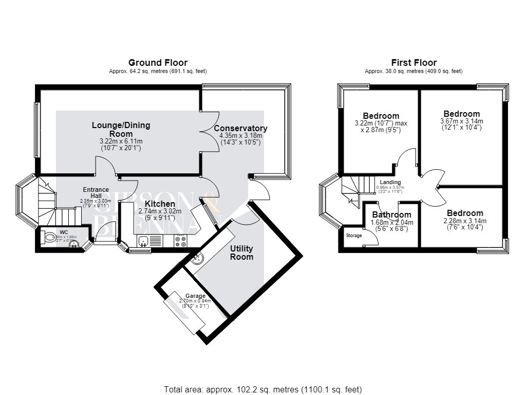 21 Kenton Way, Langdon Hills, Essex floorplan