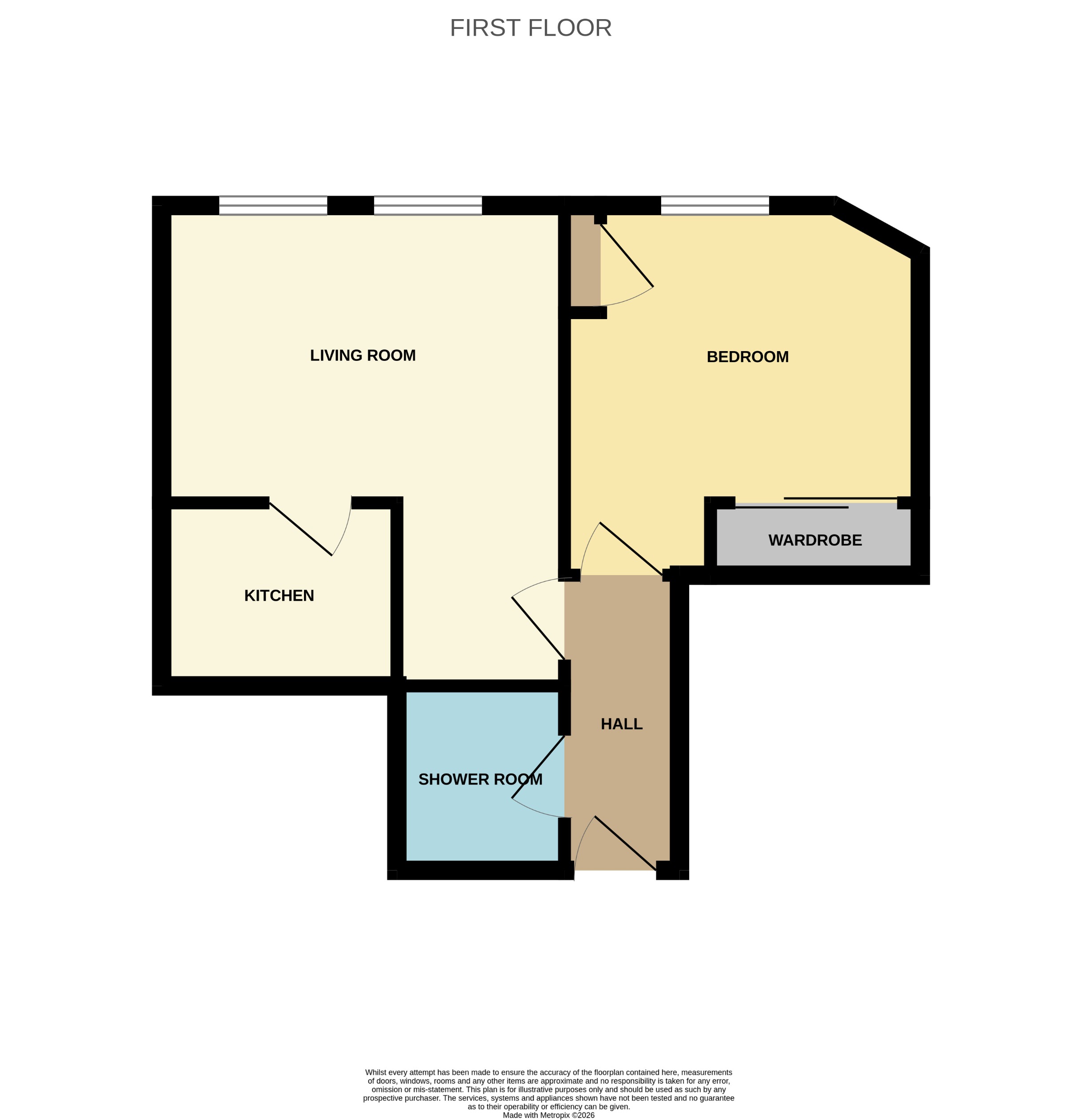 Flat 6, 15, Adelphi, Aberdeen floorplan