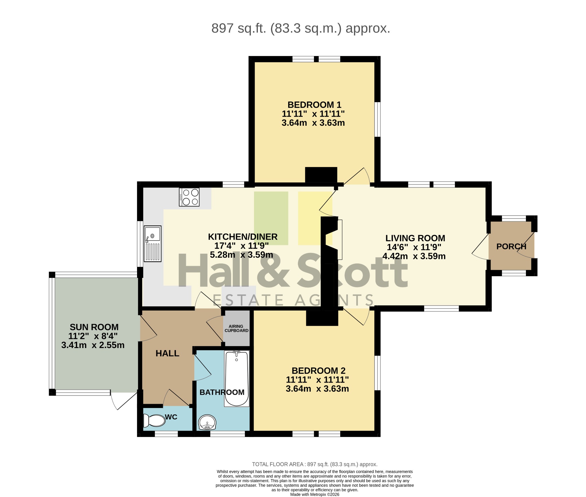Meadow Lodge, Cullompton floorplan