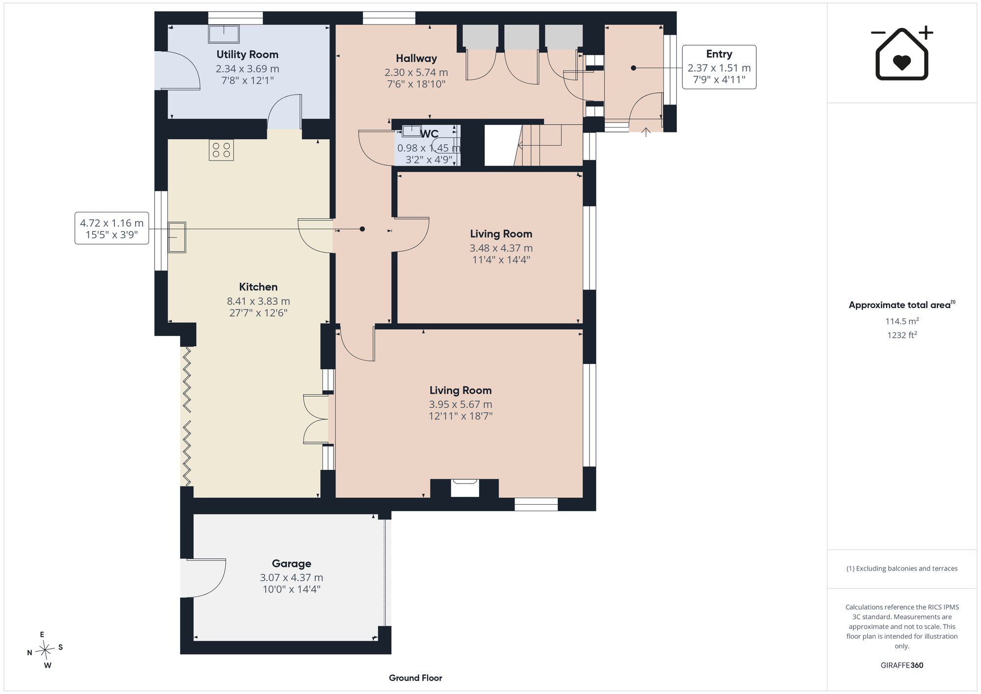 35 St. Patricks Hill, Pembroke Dock floorplan