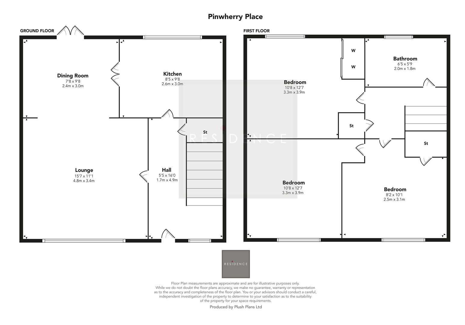 12, Pinwherry Place, Glasgow floorplan