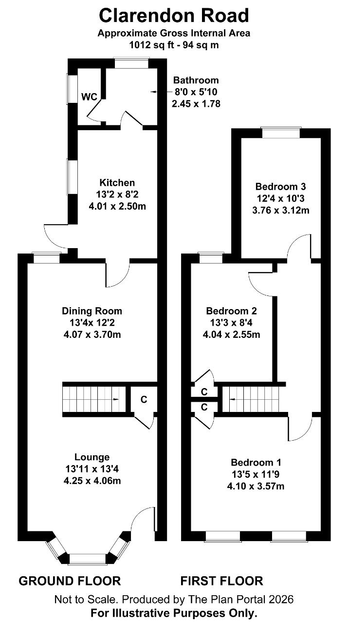 67, Clarendon Road, Luton floorplan