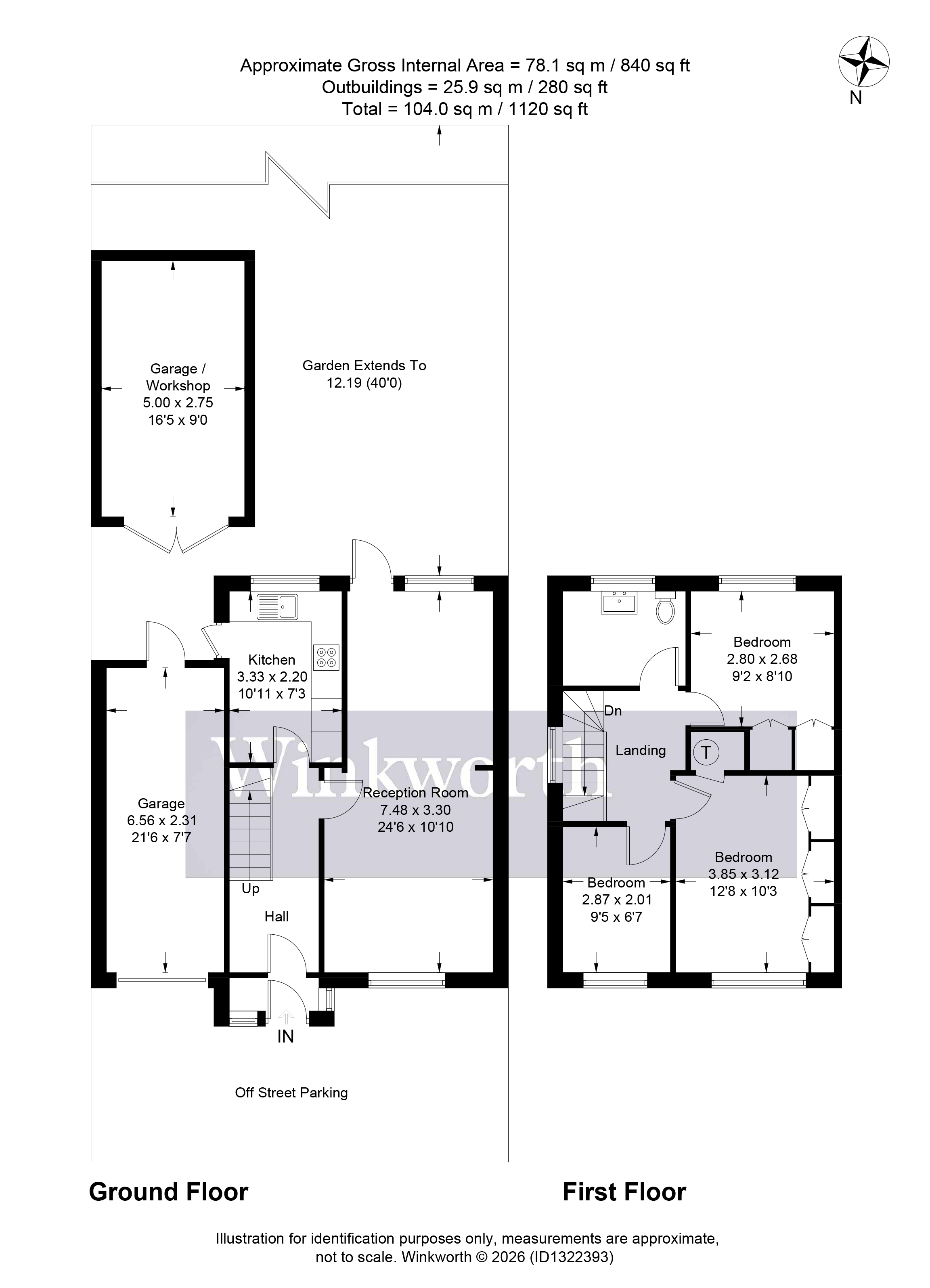 3, Chandos Road, Hertfordshire floorplan