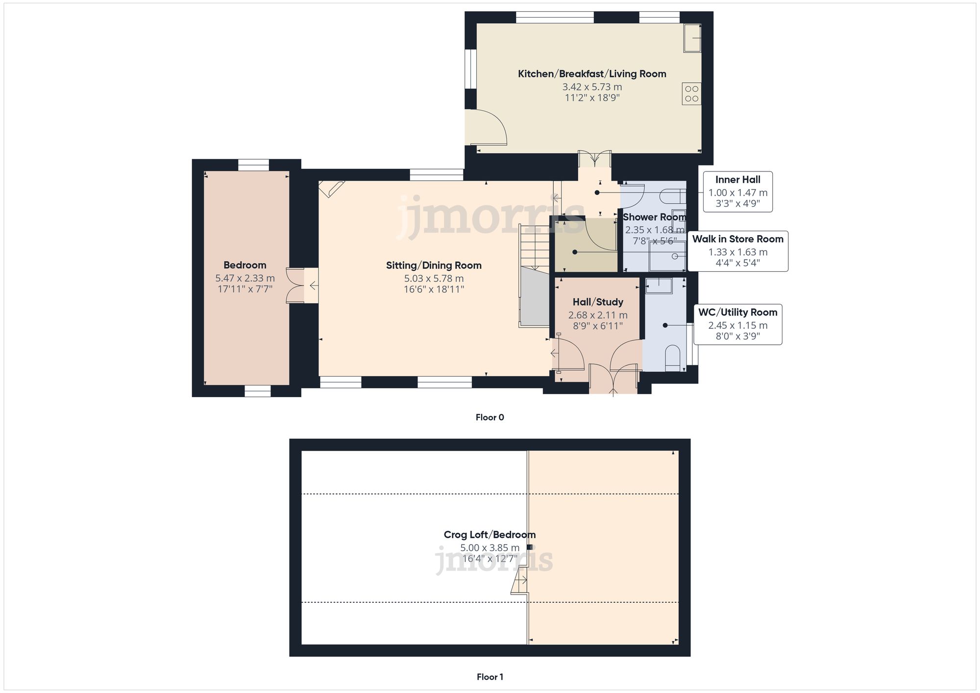 The Old Smithy, Fishguard floorplan