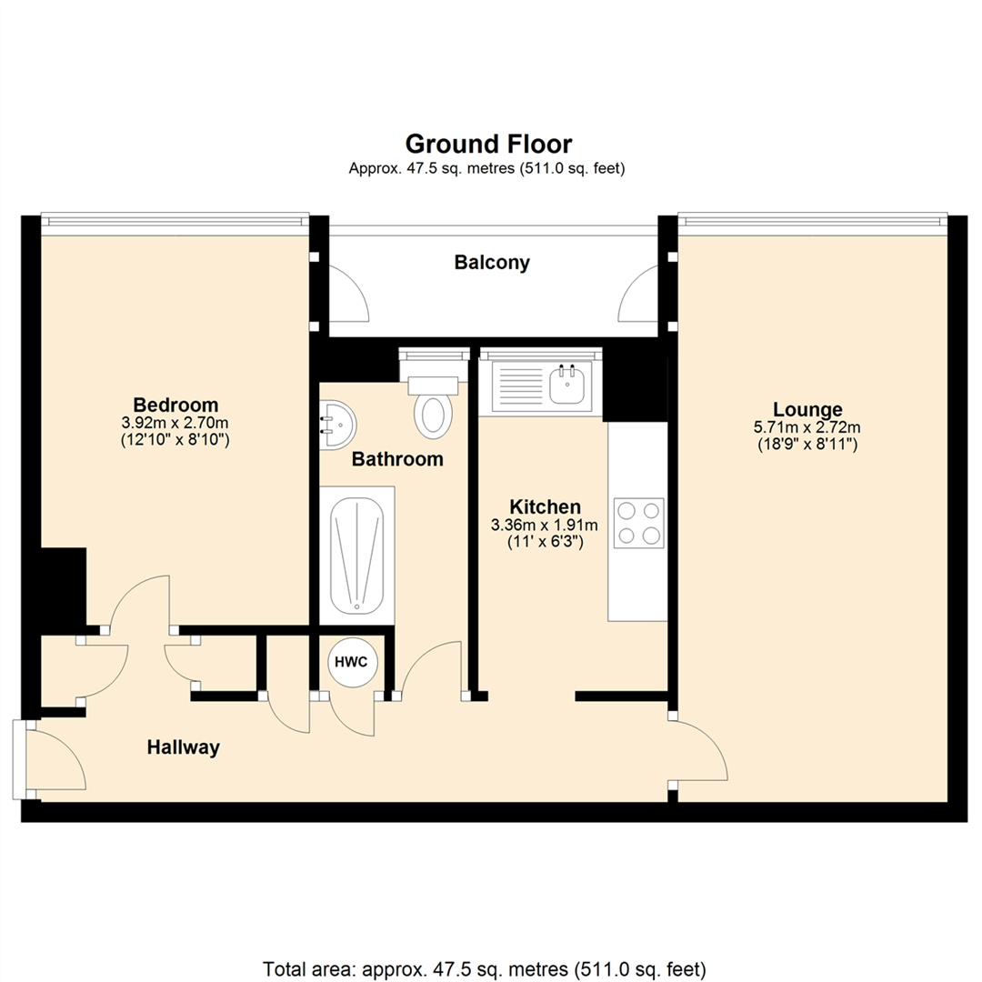 1 Bedrooms Flat for sale in Wilford Lane, West Bridgford, Nottingham NG2