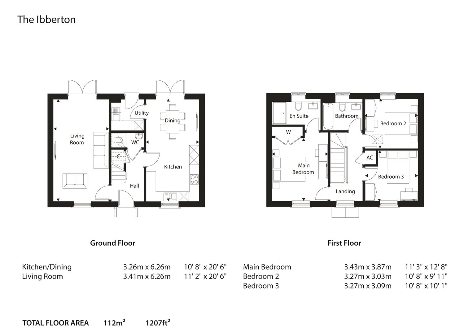 Plot 75, The Ibberton, Frenches Green, Poole floorplan