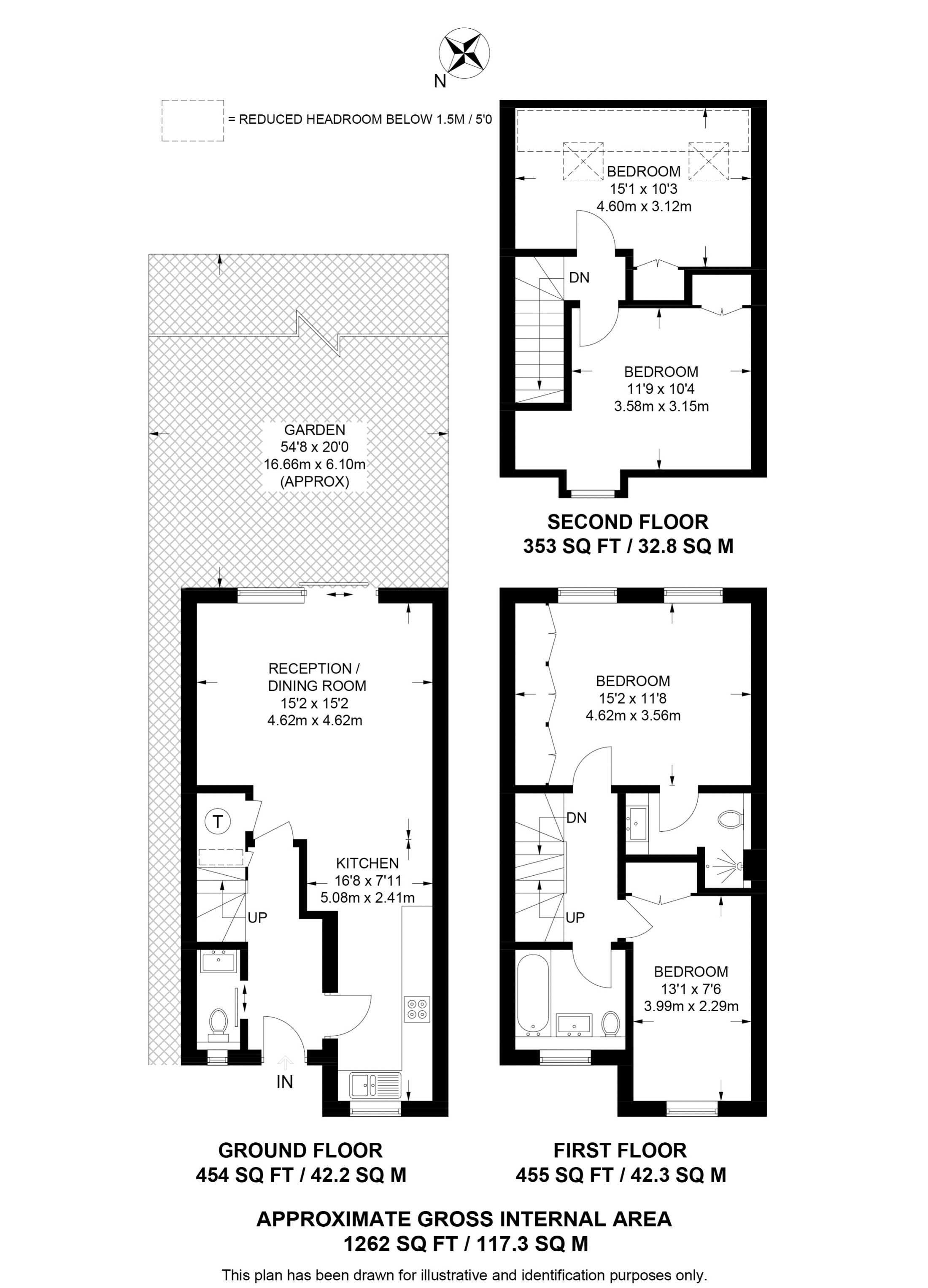 Claremont Avenue, Raynes Park, New Malden, KT3 floorplan