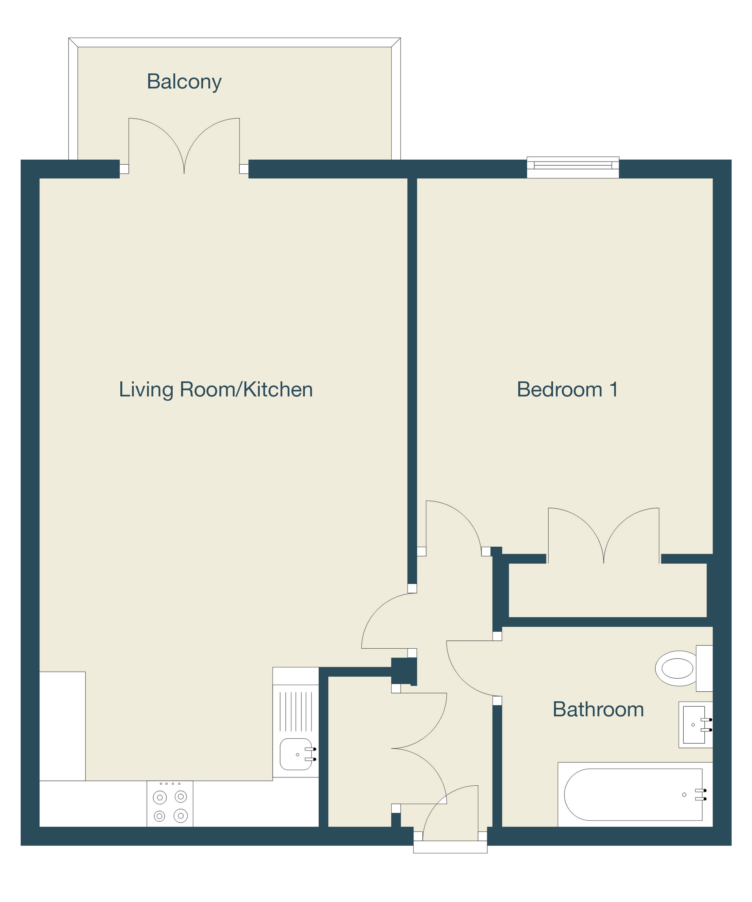 1 Bedrooms Flat for sale in Willow Lodge, 3 Riverwell Close, Watford, Hertfordshire WD18