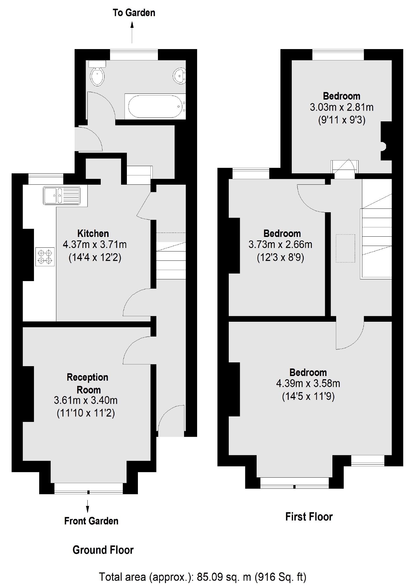 1, Revelon Road, London floorplan
