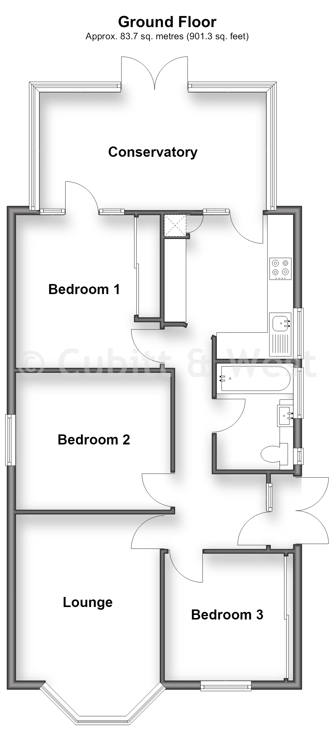8, Linden Avenue, East Grinstead floorplan