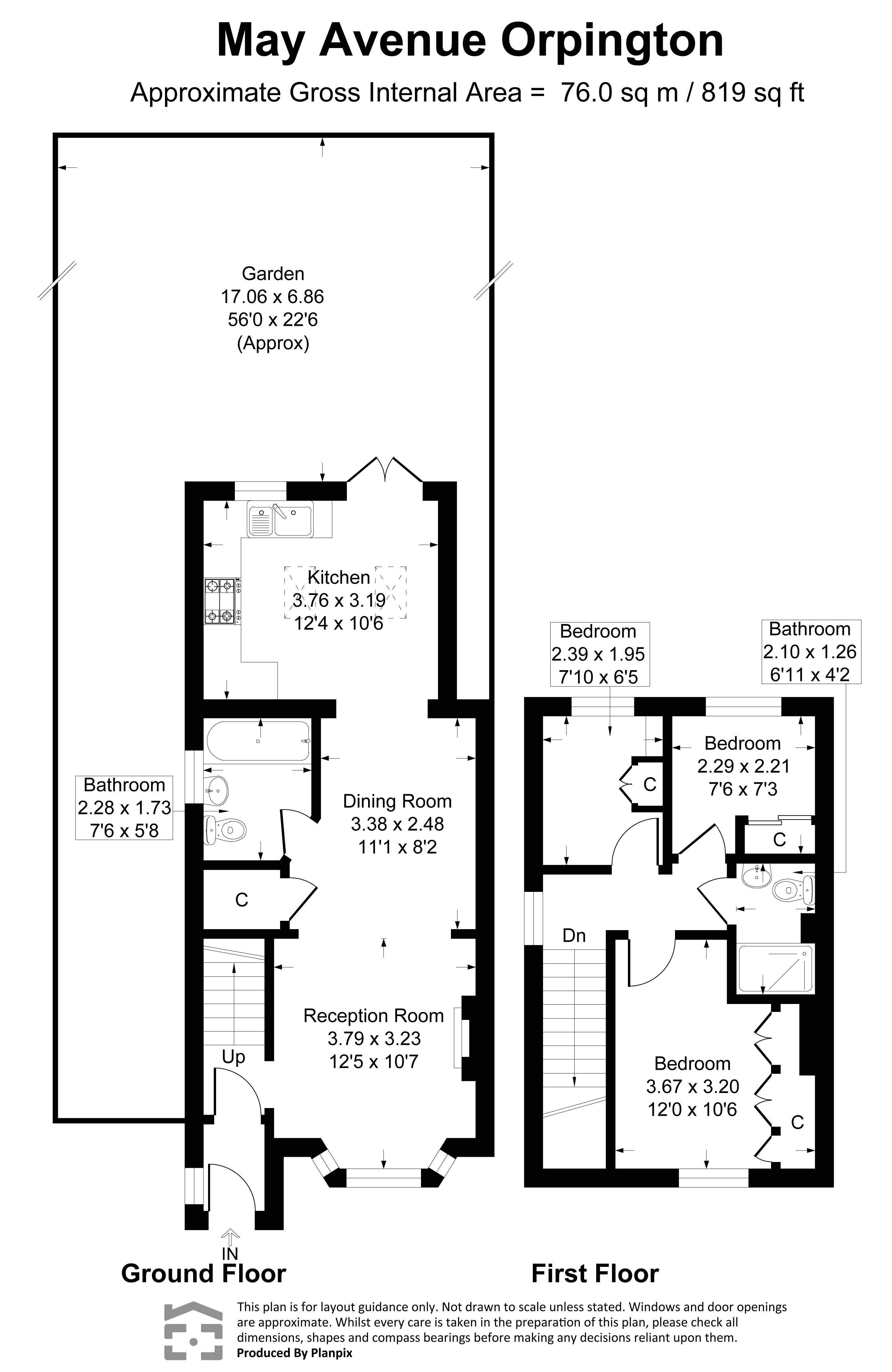 42, May Avenue, Kent floorplan