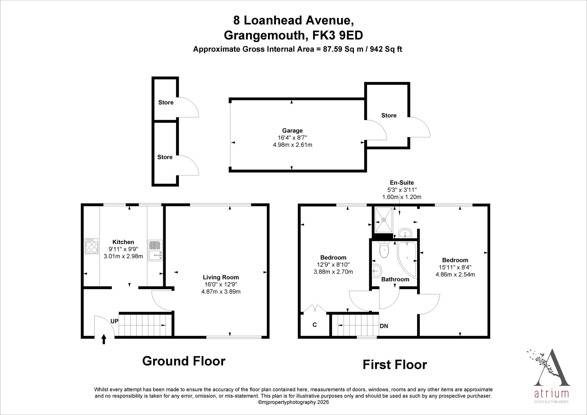 8 Loanhead Avenue, Grangemouth floorplan