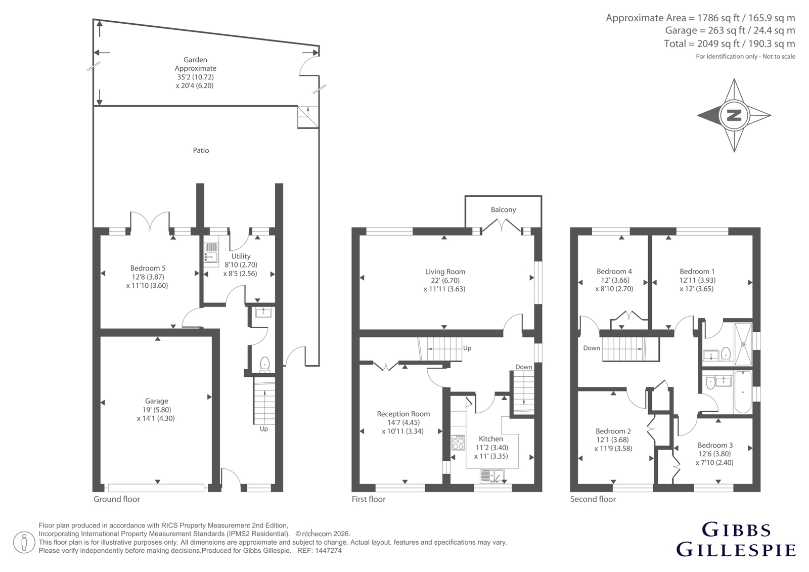 8, Ashbourne Square, Northwood floorplan