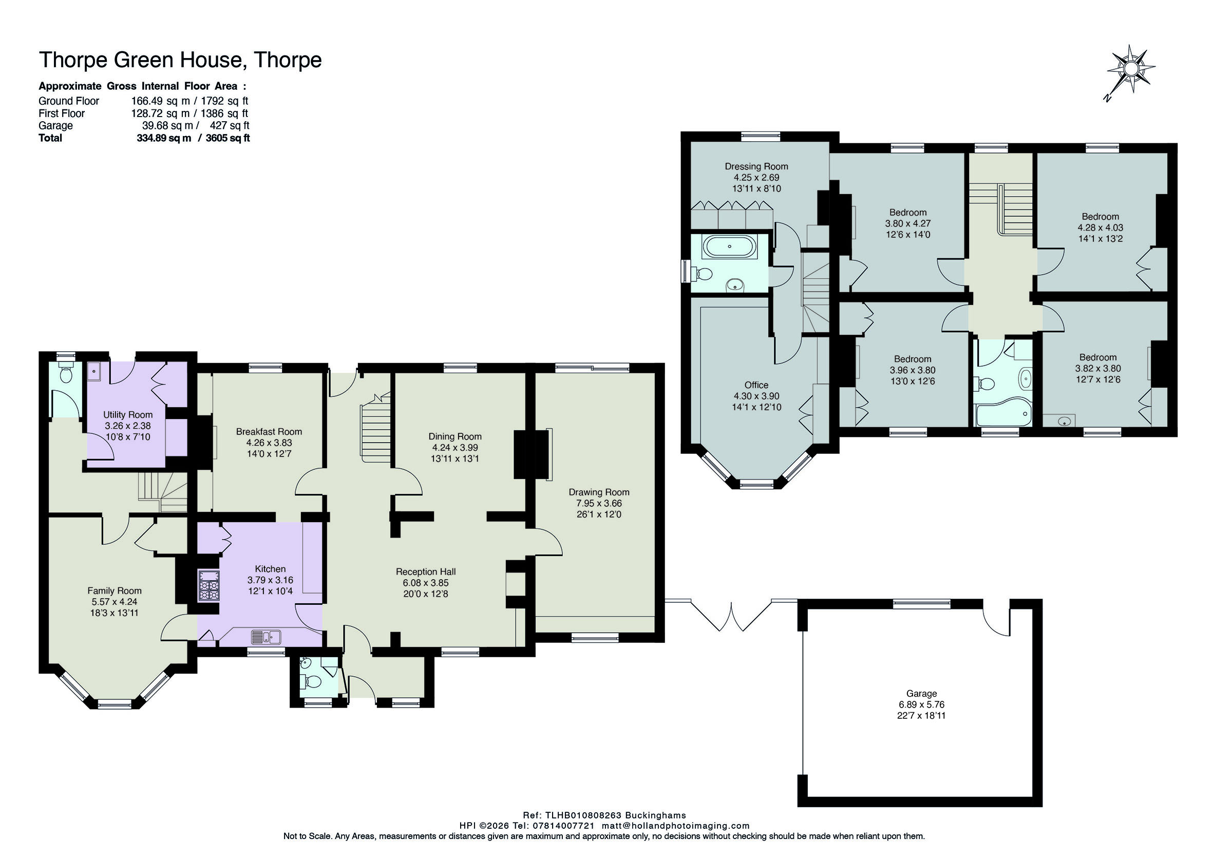 Thorpe Green House, Green Road, Thorpe floorplan