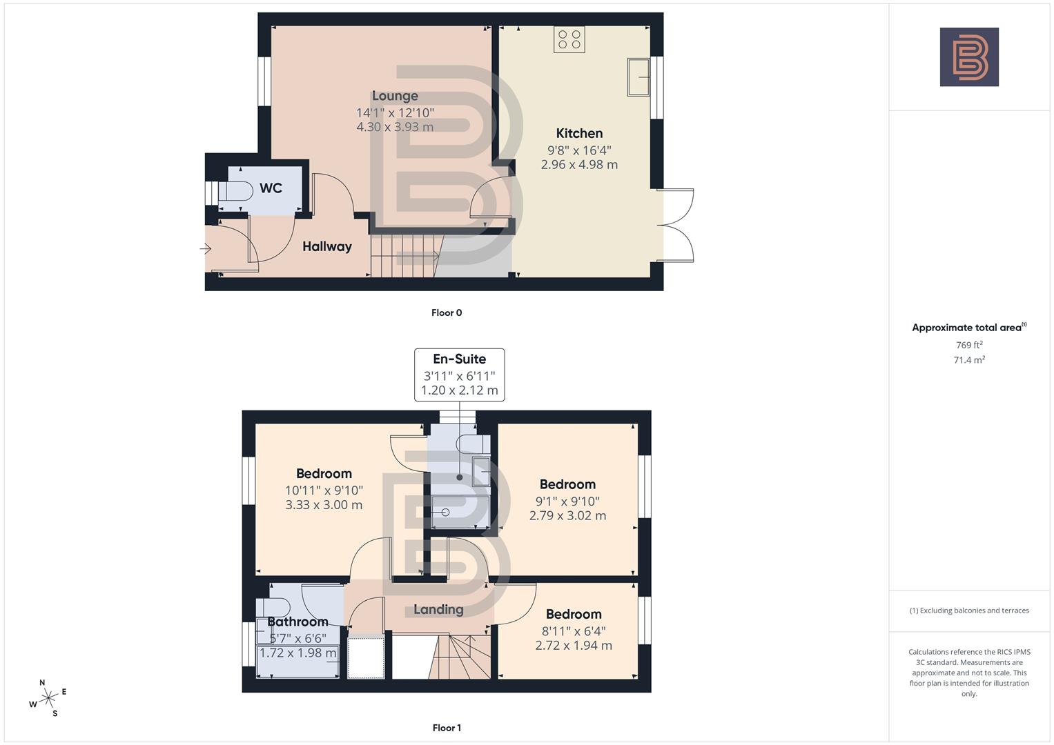 12, Willowford Close, Rugby floorplan
