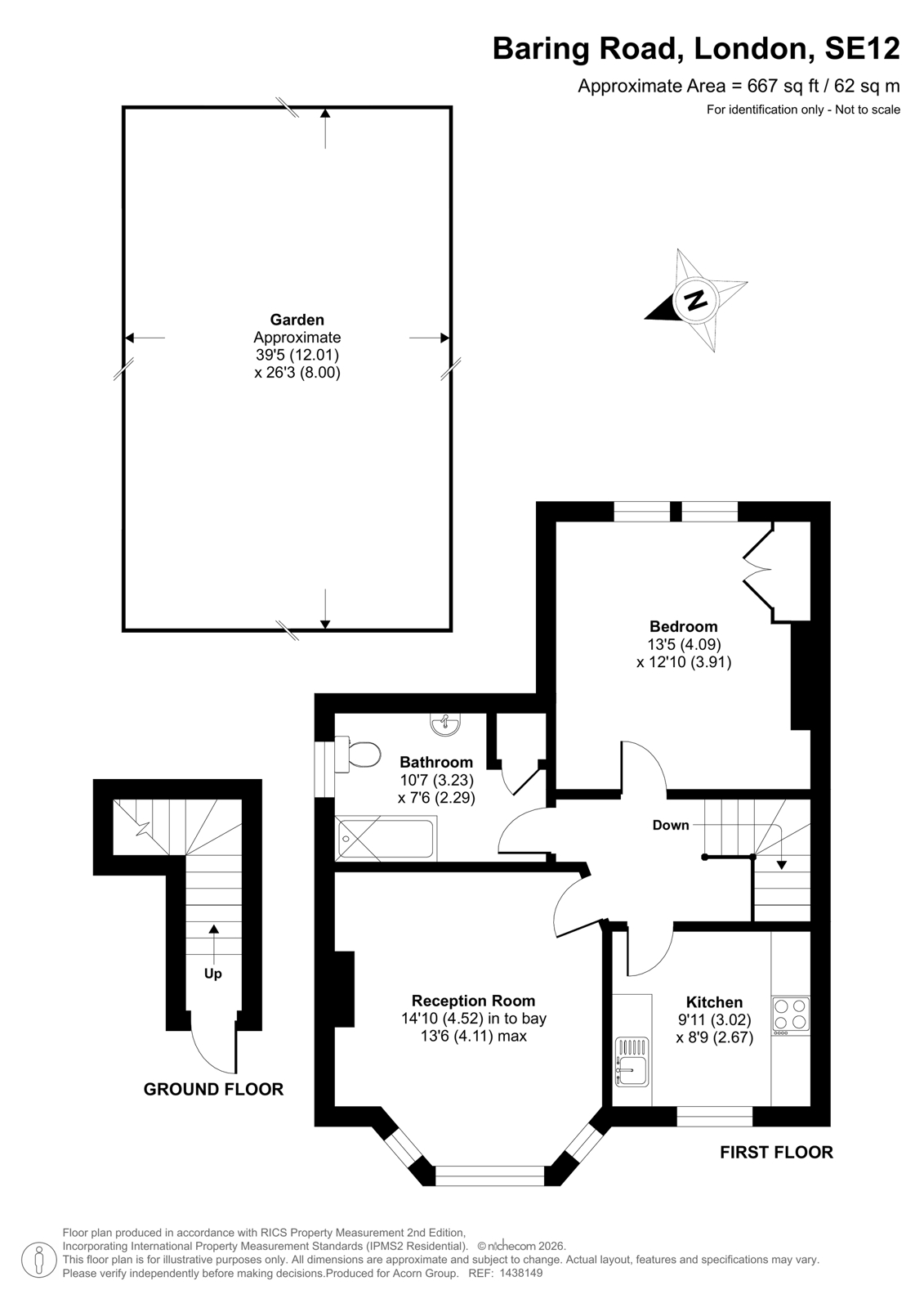 Flat 2, 361, Baring Road, London floorplan