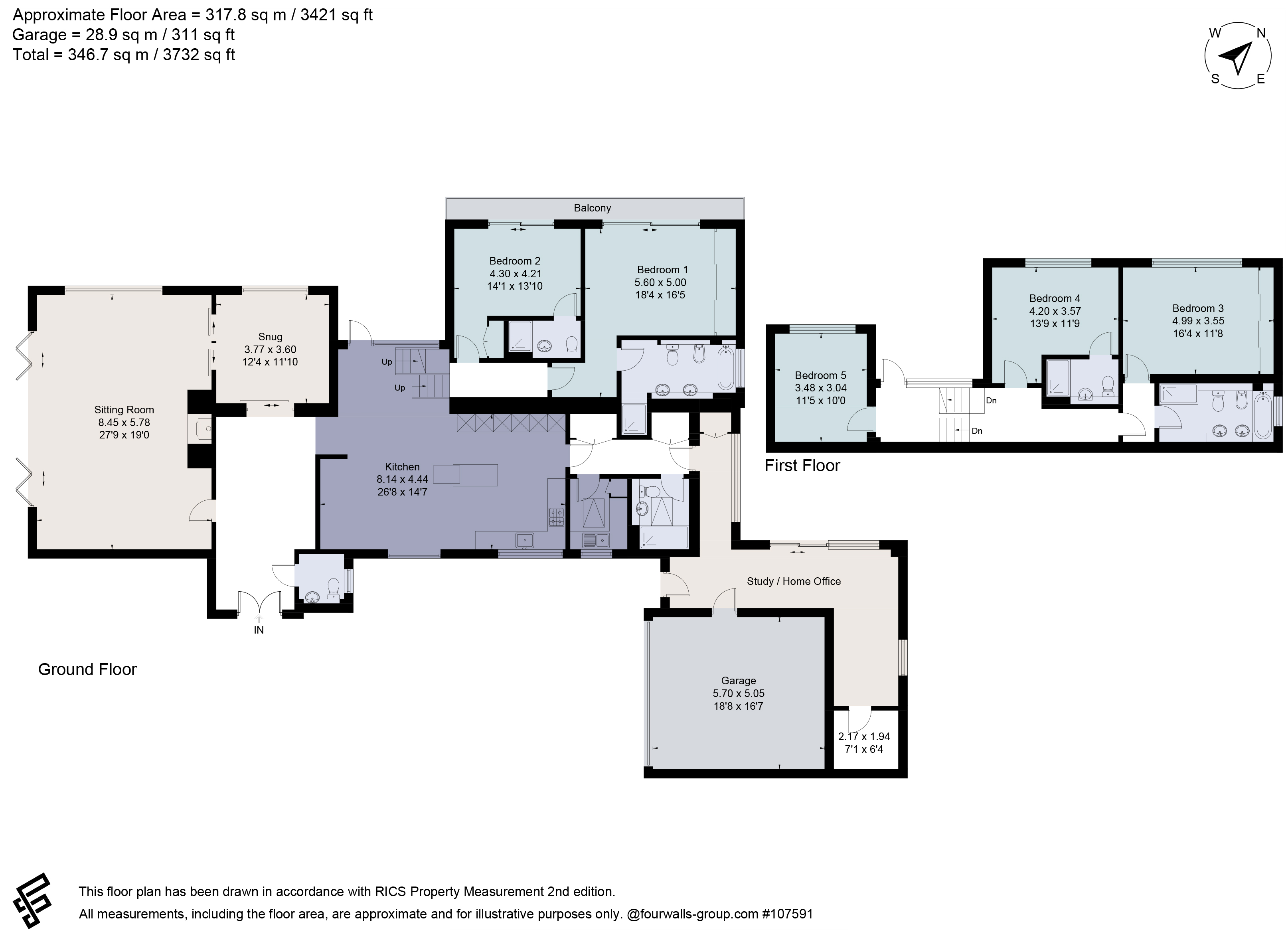 Silver Birch,, Stonehouse Lane, Cookham floorplan