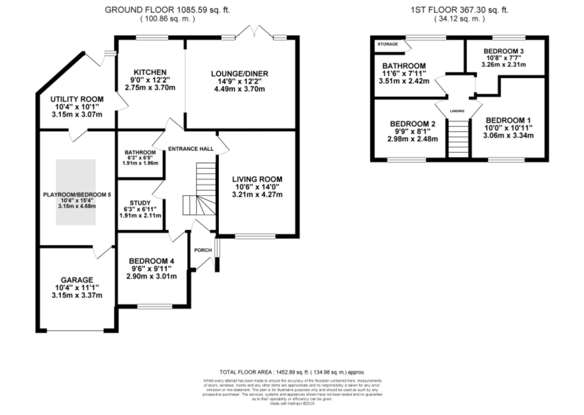 5 Rockhouse Drive, Stafford floorplan