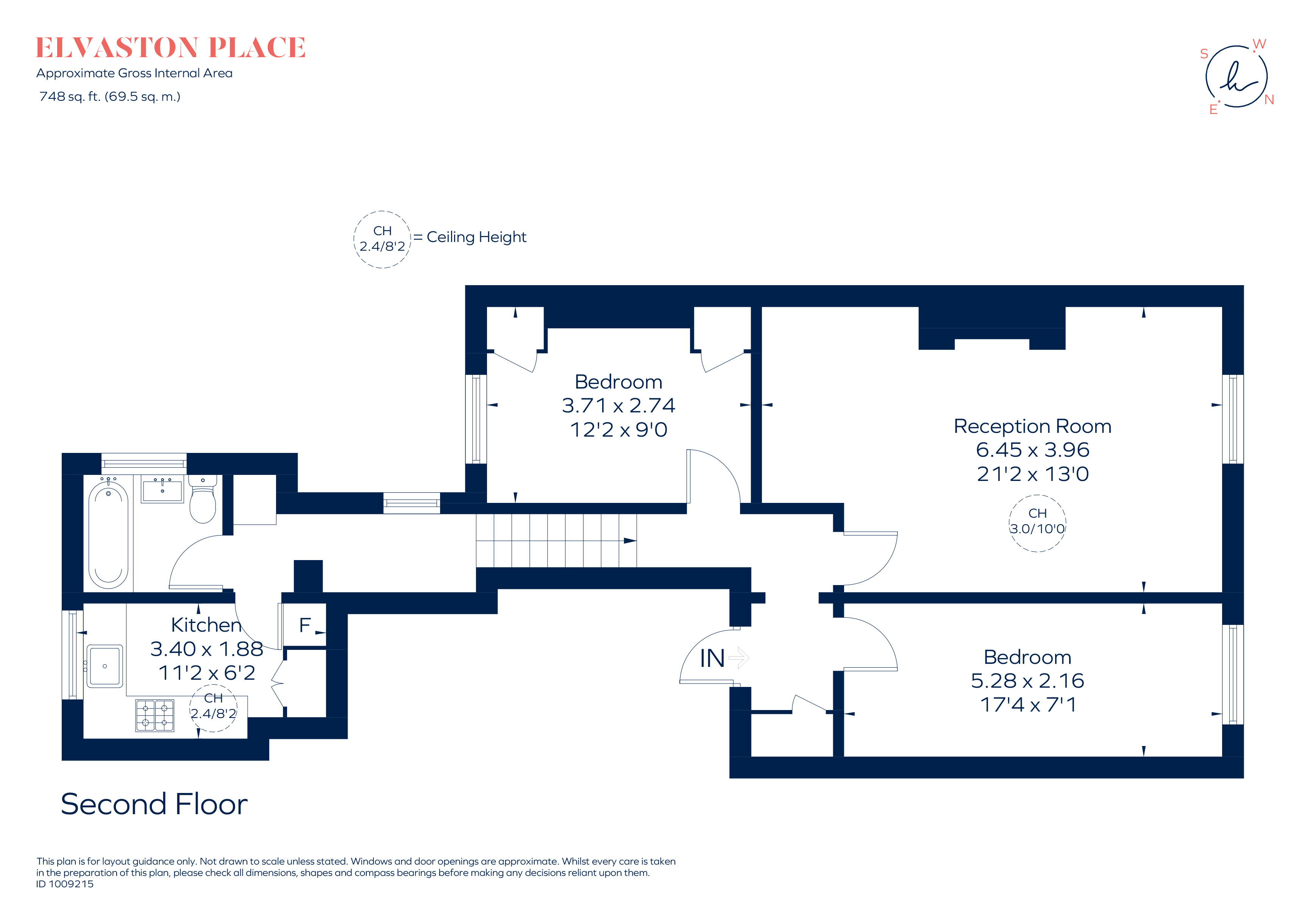 4, 38, Elvaston Place, Lonodn floorplan