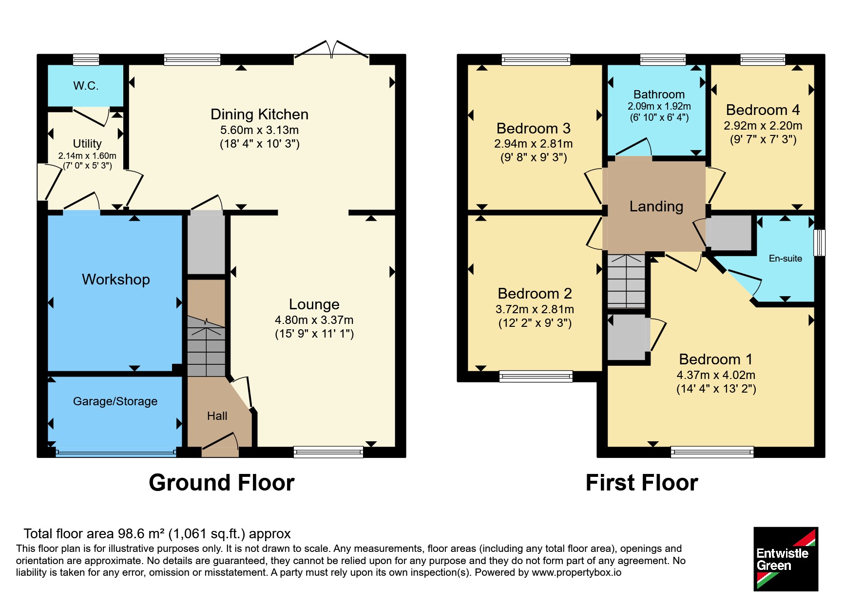 Halls Close, Manchester floorplan