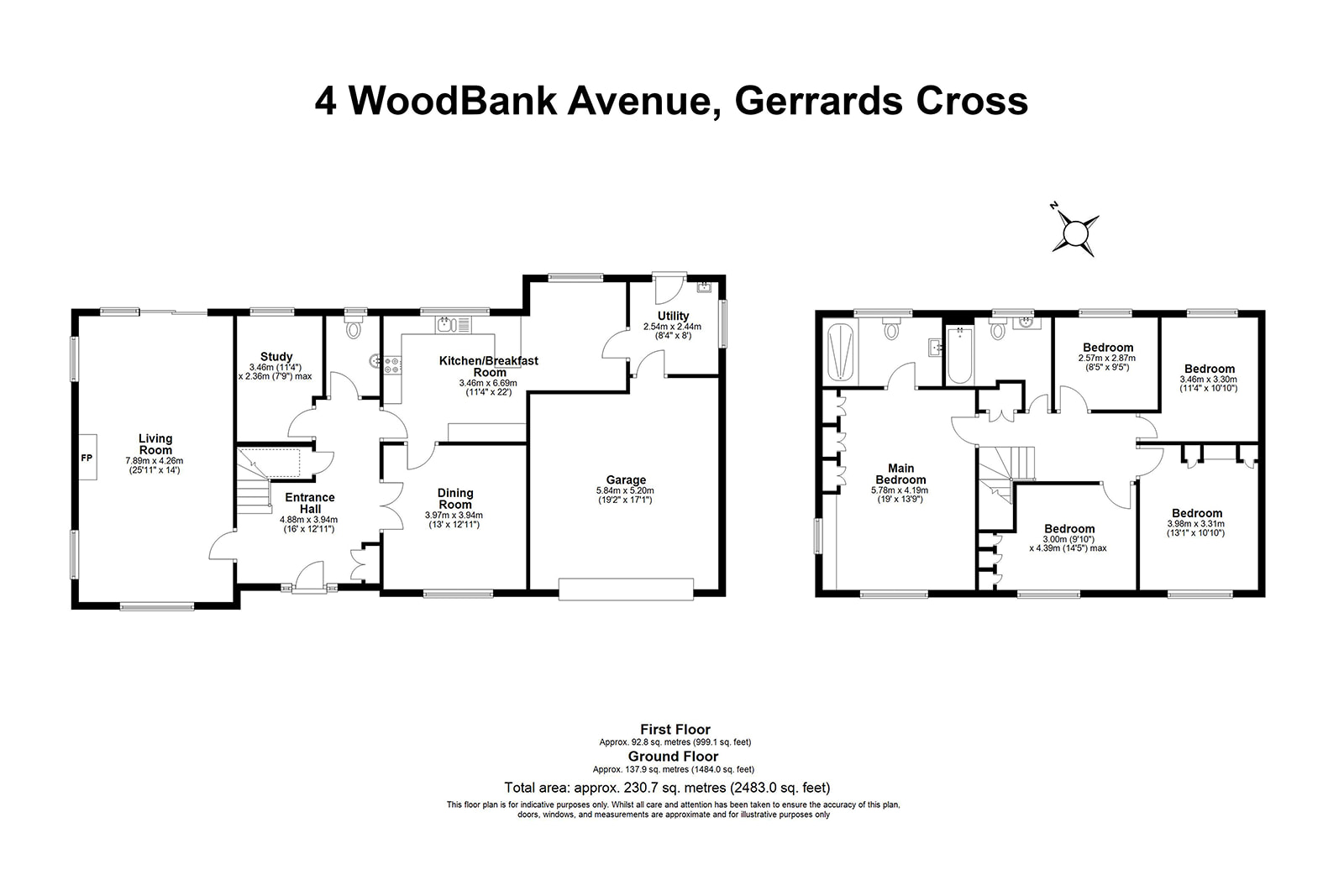 4, Woodbank Avenue, Buckinghamshire floorplan