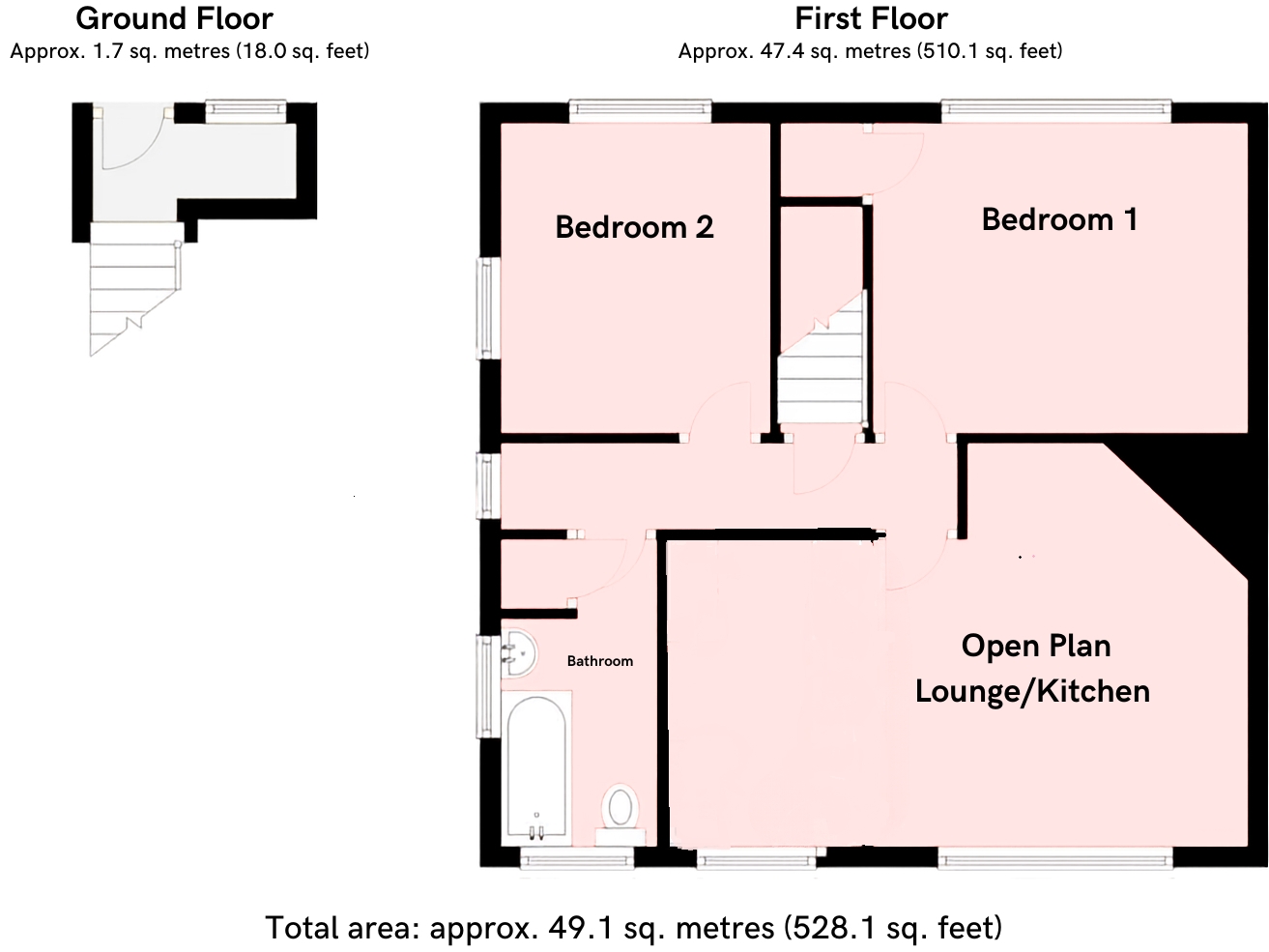 21, Meadow Close, St. Albans floorplan