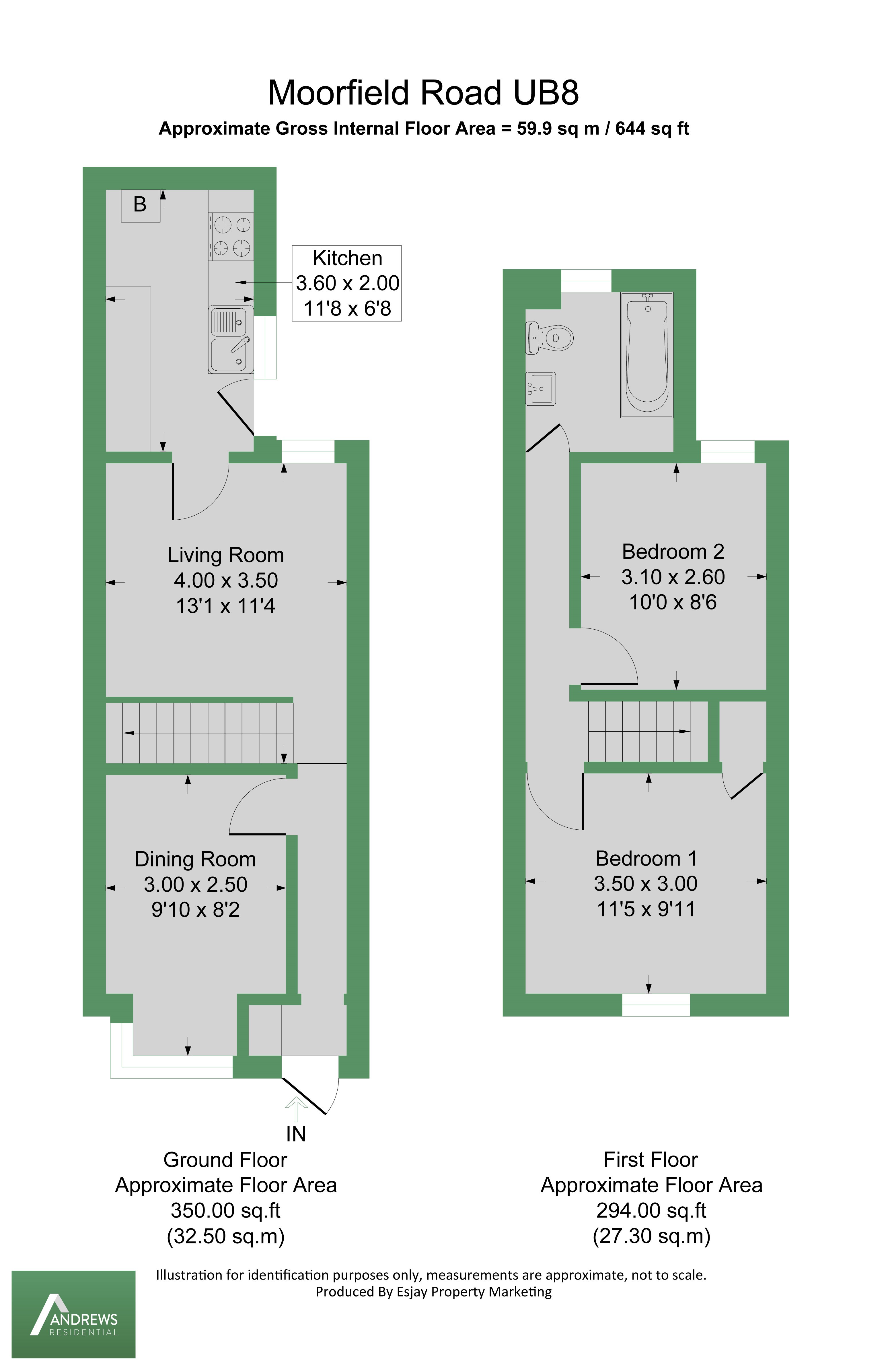 18, Moorfield Road, Cowley floorplan