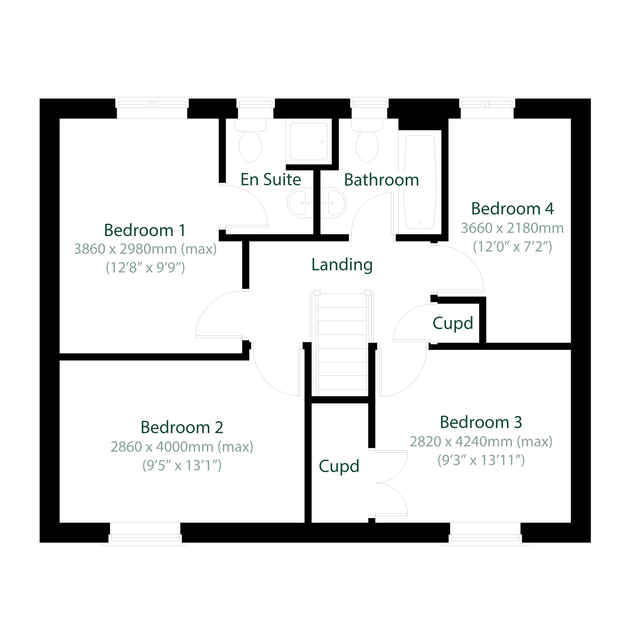 "The Cheyenne" at Lapwing Close, Houndstone, Yeovil BA22, 4 bedroom