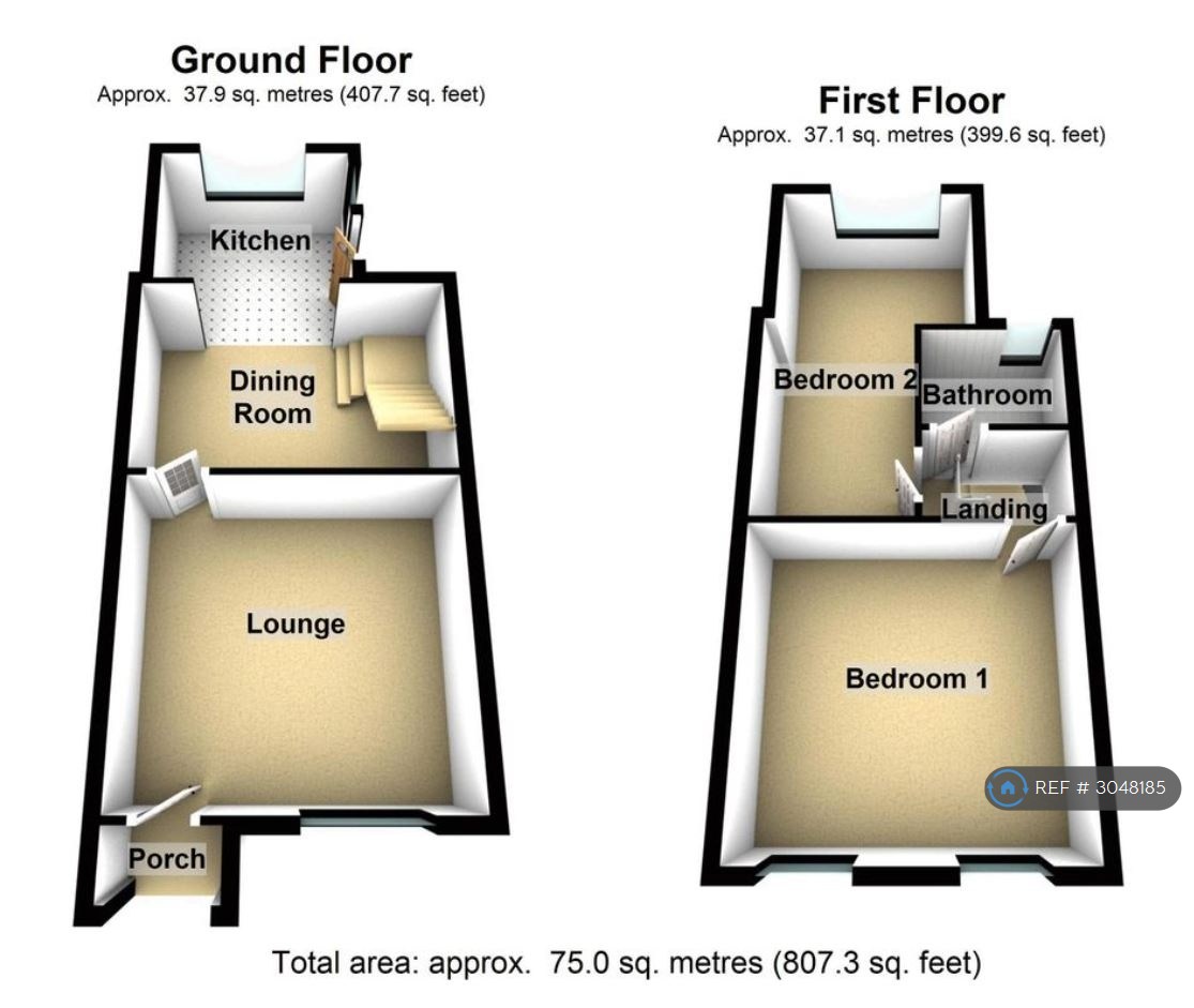 Partington Street, Rochdale floorplan