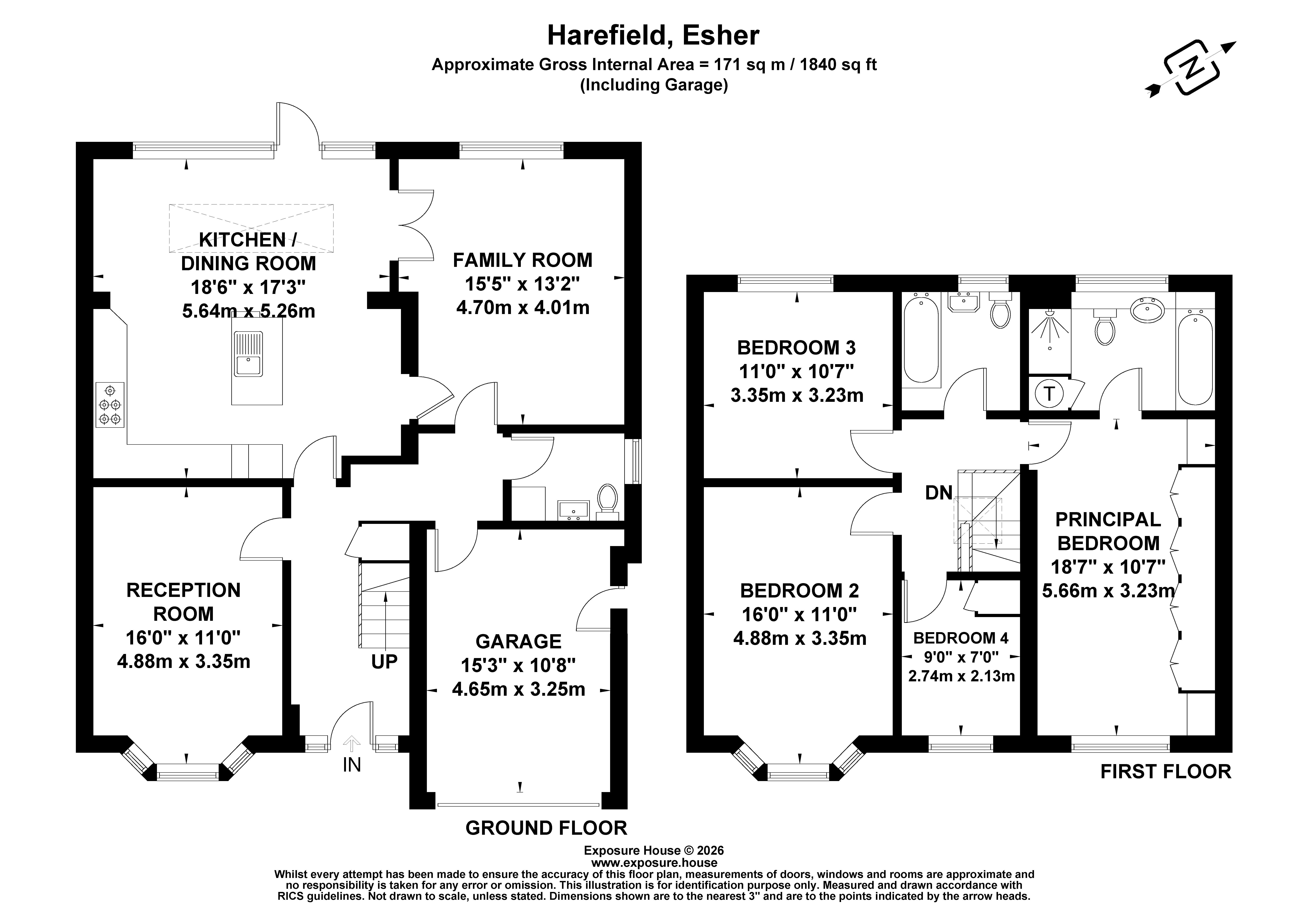 16, Harefield, Surrey floorplan