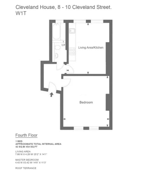 8, Cleveland Street, London floorplan