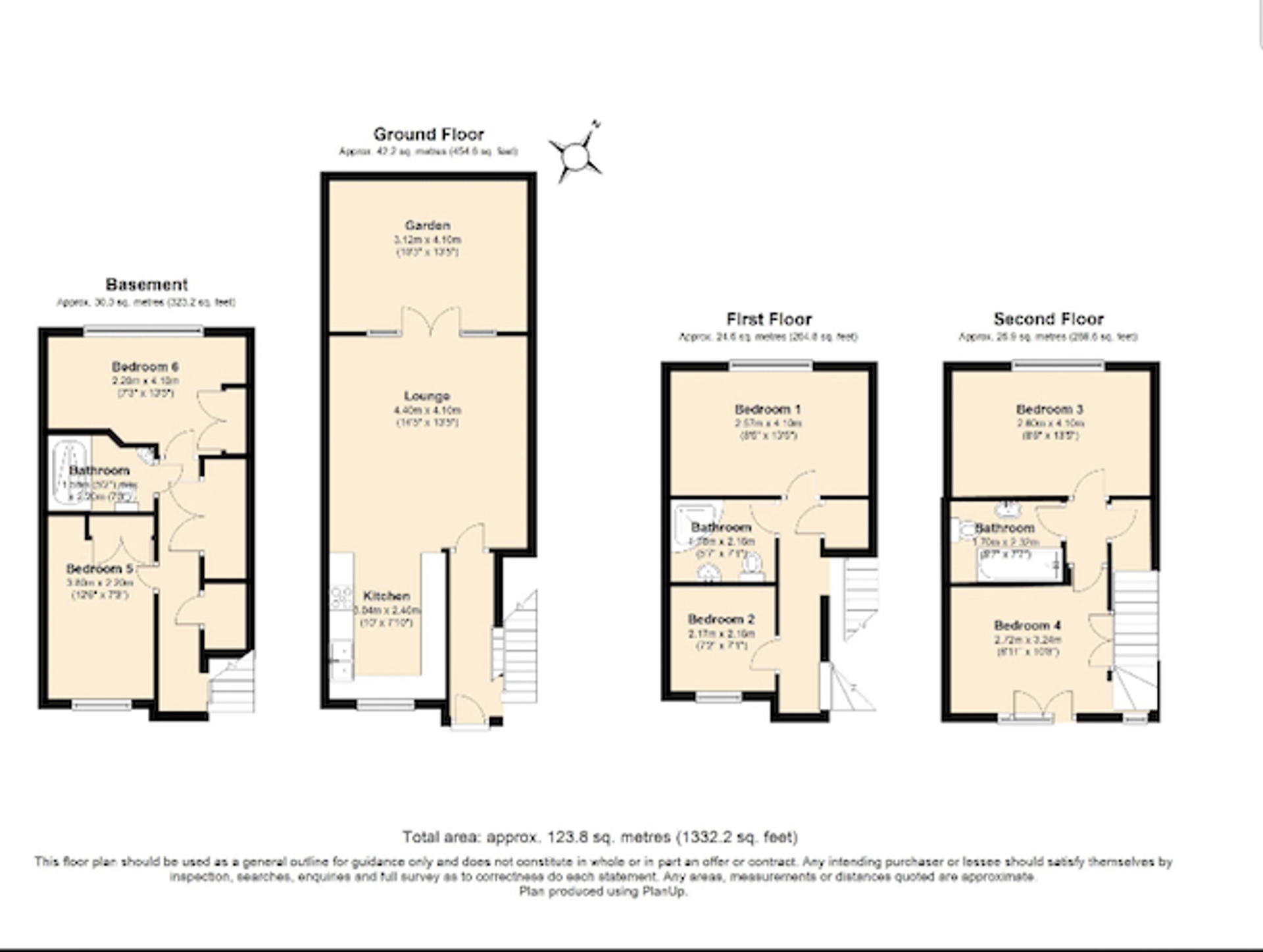 Blondin Street, London floorplan