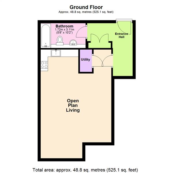 59, Lincoln House, Bolton floorplan