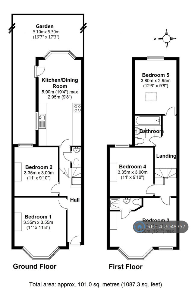 Elcot Avenue, Peckham, London floorplan