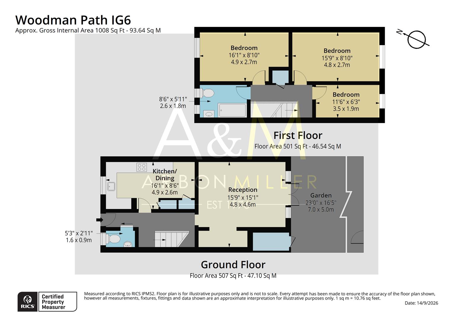 4, Woodman Path, Hainault floorplan