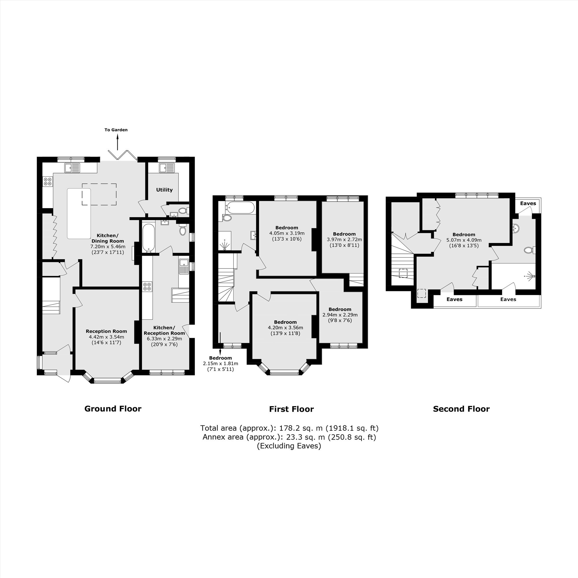 4, Links View Road, Hampton floorplan