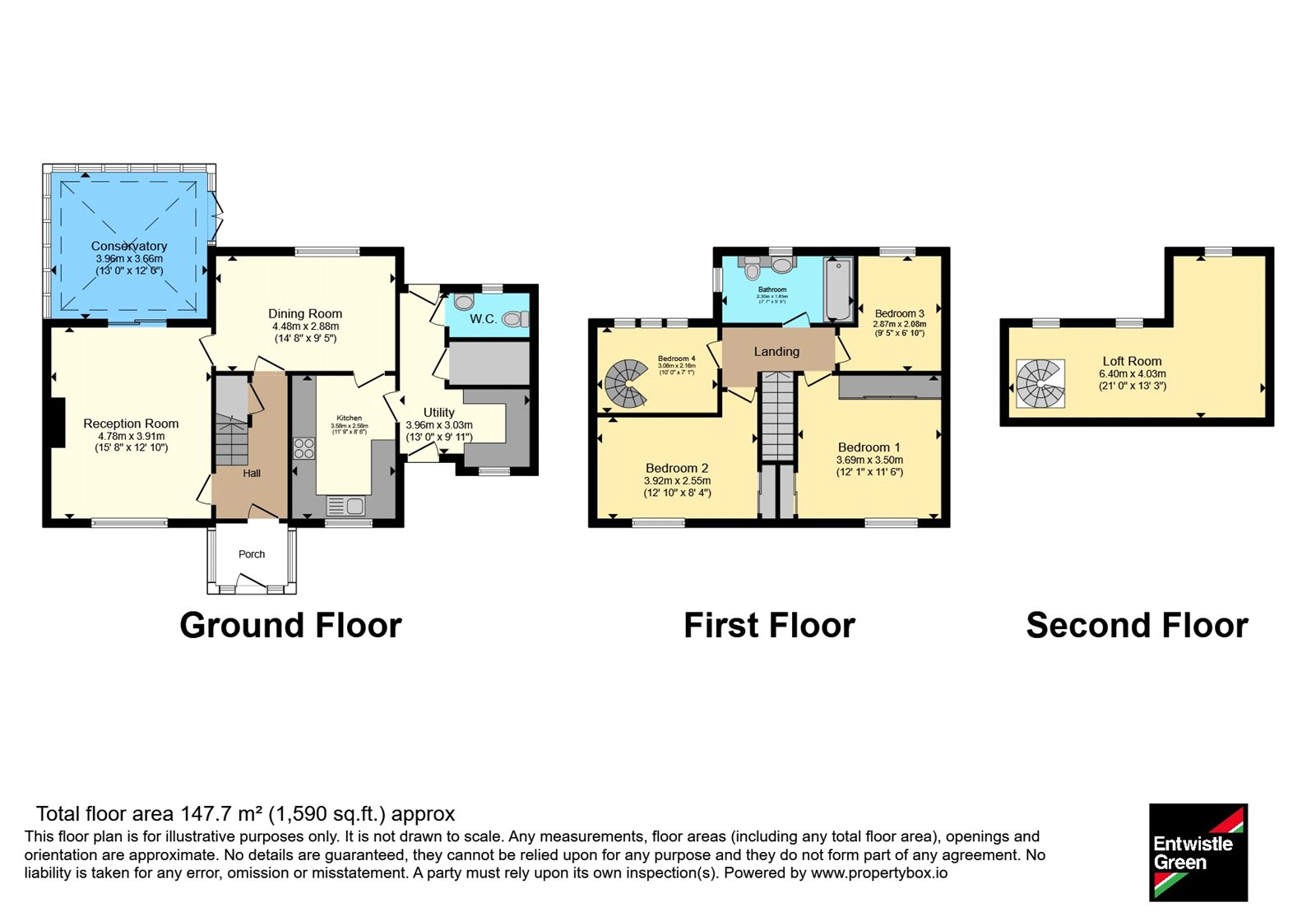 34, Homer Road, Prescot floorplan
